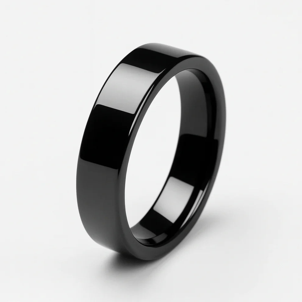 KORVOS HEMATITE RING